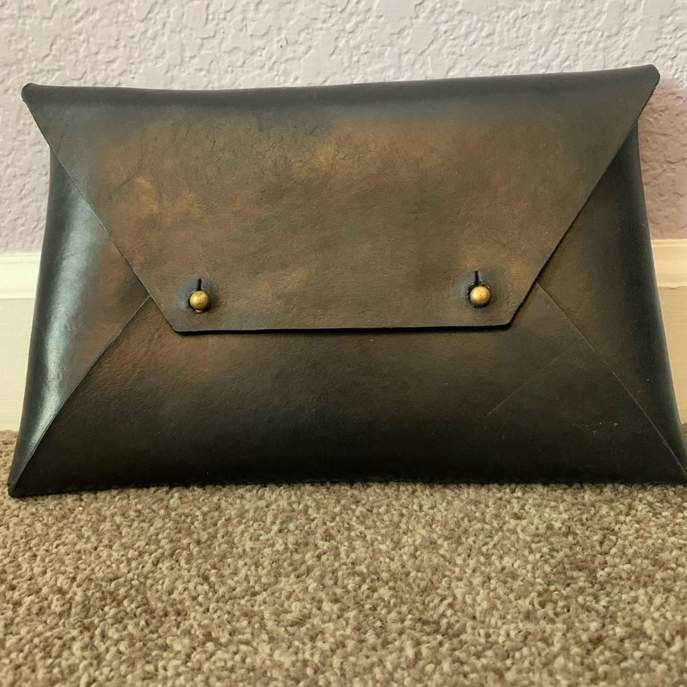 Unique Genuine Leather Clutch